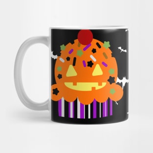 "Happy Halloween" Pumpkin Cupcake Mug